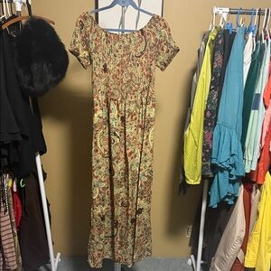 Bohemian Paisley Maxi Dress